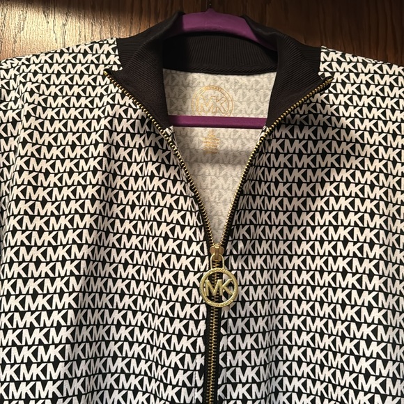 NWOT Michael Kors 3/4 Zip Top - 2x - Picture 5 of 9